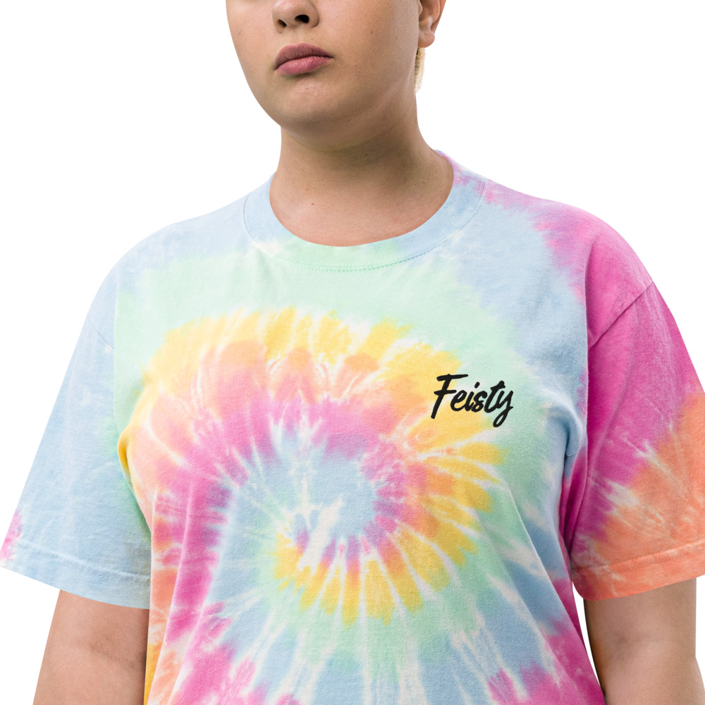 No de moda Intenso cocina Feisty Tie Dye T-Shirt - Live Feisty