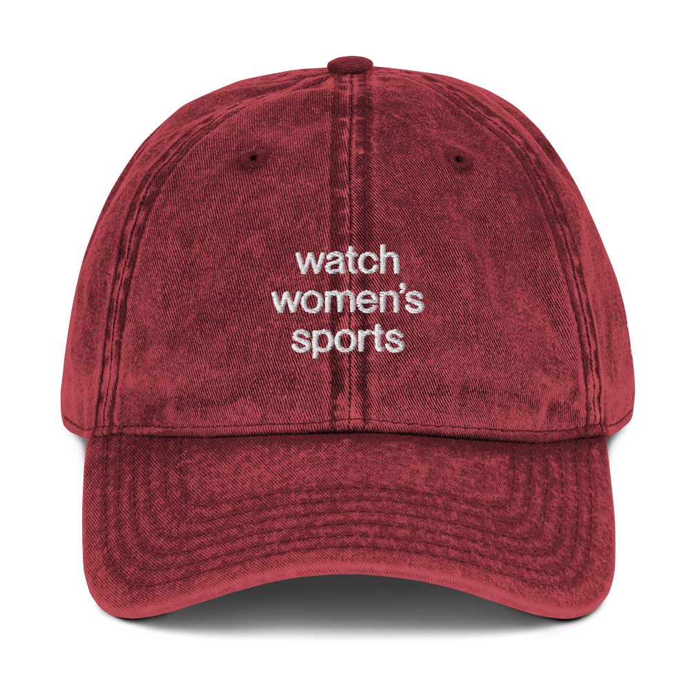 Watch Women's Sports hat - Live Feisty